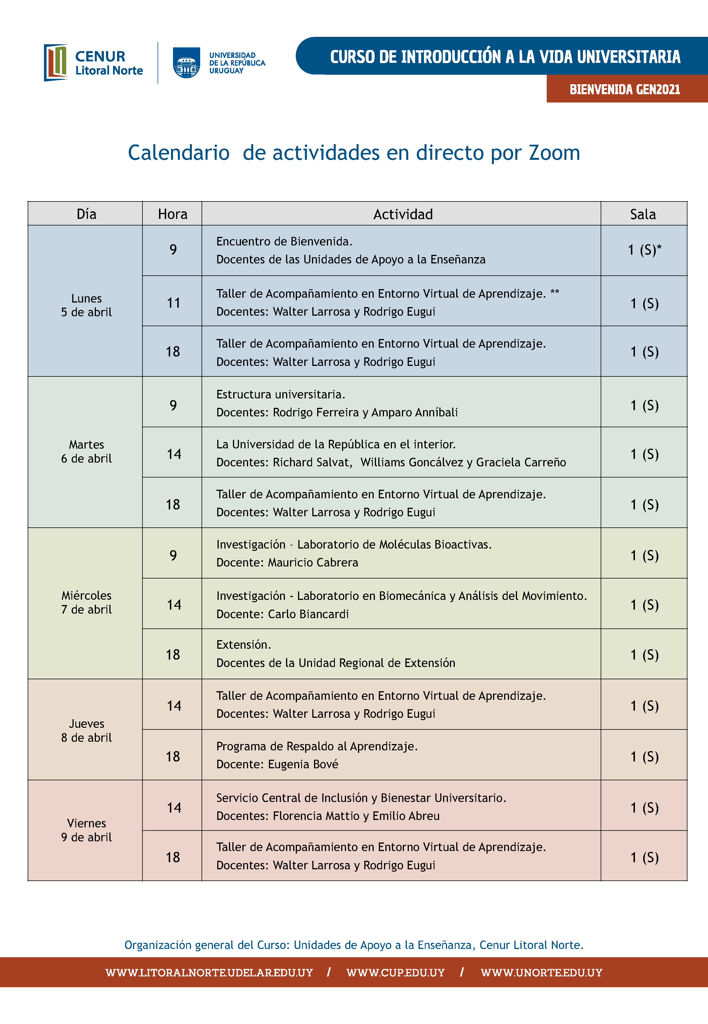 IVU 2021 calendario Zoom 1